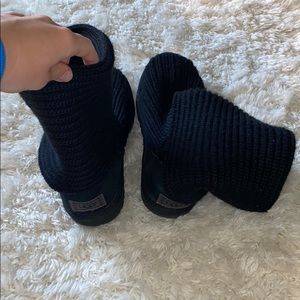 Black Knit UGGs✨